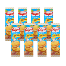 오리온 다이제샌드 우도땅콩맛 8p, 98g, 8개