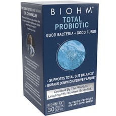 BIOHM 토탈 프로바이오틱 베지 캡슐, 1개, 30개입, 30정