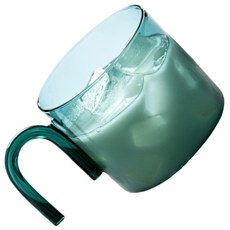 히트 에스프레소 머그잔이 있는 히트 에스프레소그컵, 그린 호수