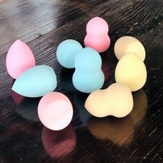 메이크업 물방울 퍼프 스펀지 쿠션 조롱박 똥퍼프, 스킨, 1개, 똥퍼프  스킨