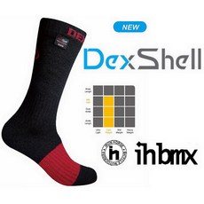 DexShell 阻燃防水襪 黑色 防臭抗菌 登山 百岳 乾燥 跑步 徒步, 1個, 黑色 L