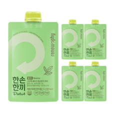 한손한끼 프로틴 단백질 쉐이크 말차맛, 5개, 40g