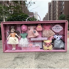 樂寶媽 時尚娃娃套裝 啟蒙認知教育 幼兒發展教具 家家酒玩具 裝扮模型玩具, 1個