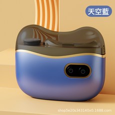 DIU 新款美甲打磨機電動磨甲器兒童成人防夾指甲鉗多功能便攜, 1個, 天空藍:如圖
