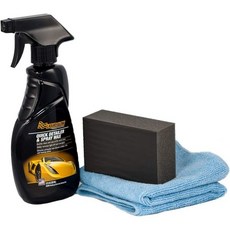 퀵 페인트 클리닝 키트 디테일러 시스템 | 왁스 도포 패드 마이크로파이버 타월 포함 박스형, 빠른 페인트 청소 키트 - 디테일러 시스템 | 왁스 도