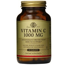 SOLGAR 維他命C素食錠 1000mg, 90顆, 1罐