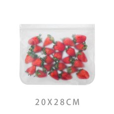 EVA食品保鮮袋 密封保鮮袋 矽膠食物袋 食品密封袋, 1個, 大