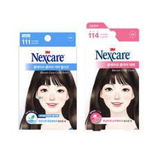 3M 넥스케어 블레미쉬 클리어 커버 릴리프 111매입+이지필 114매입, 225매입, 1개