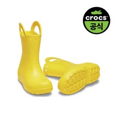 [크록스] 크록스공식 키즈 HANDLE IT RAIN BOOT YEL 25SKBT211052