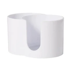 2-in-1 아크릴 보관 상자 면 라운드 패드 홀더 욕실 데스크탑 디스펜서 주최자 항아리 ﻿, 02 B