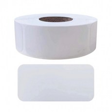 탈부착이 쉬운 라벨 냉장고 방수 스티커, 1개, 화이트(S1067) 500매