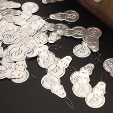 수예용 실꿰기 효자핀 바느질 부자재 바늘 실끼우개, 1개, 10개한세트