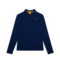 루이까스텔 여자 C/R SPAN 볼륨자수 요꼬에리 티셔츠_3LCTS993U