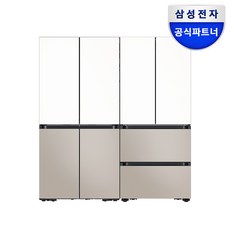 삼성 비스포크 키친핏 1등급 냉장고 김치 세트 4도어 RM70F64R1ZG+RK70F42M2ZG