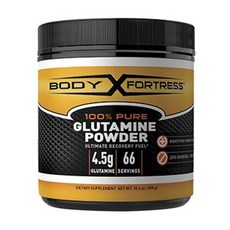 BODY FORTRESS 無麩質Glutamine沖泡粉, 1罐, 300g