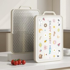 H&L匠心優廚 可立式PP不鏽鋼砧板, 【PP+不鏽鋼】雙面用, 1個