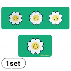 차쿠 규조토 주방 발매트 스마일 규조토 발매트 2종세트, 그린