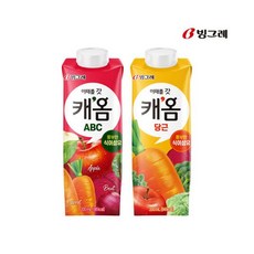 빙그레 캐옴 ABC주스 200ml 24개 야채주스 (ABC 당근 혼합 중 택1)