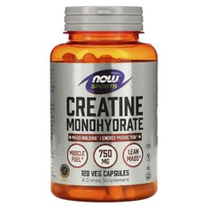 스포츠 크레아틴 일수화물 Creatine 750mg 캡슐 120정, 1개