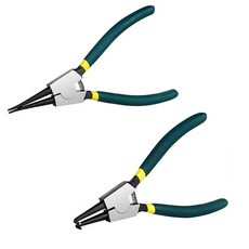 털보몰 스냅링 플라이어 집게 키플라이어 락킹 공구 스냅링집게, 1세트, 일자오므림+꺽임형오므림