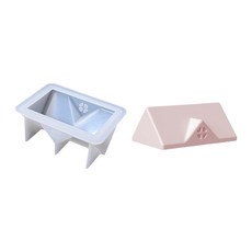 굴뚝 하우스 캔들 컵 금형 스토리지 항아리 실리콘 금형 수제 에폭시 수지 금형 고약 홈 장식용 금형, 21