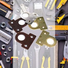 인프마켓 신형 미시 사물함 고리 빗장고리 잠금고리 문고리부속, 니켈