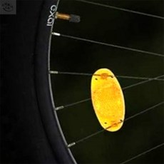 Kmio 자전거 바퀴 반사판 낱개상품, 화이트, 1개