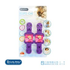 Basilic 貝喜力克 Lucky Baby 雙頭扣夾-短 雙頭夾手帕夾, 公主, 1個