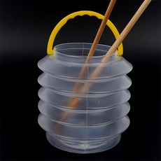 와이옐로 미술용 접이식 물통 휴대용 수채화준비물 야외스케치