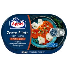 아펠 Appel 통조림 후추 크림 청어 필레 200g, 1개