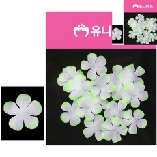 벚꽃 흰색 연두
