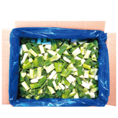 냉동 대파 절단 슬라이스 4cm 10kg 벌크 식당용, 1박스