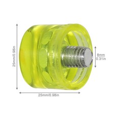 25mm / 30mm 35mm 40mm 고무 양면 작업 유약 창 비즈 해머 나일론 말렛 DIY 핸드, 1개