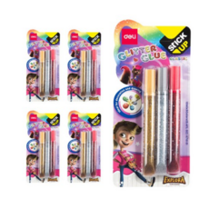 델리 반짝이풀 일반 12ml x 3종 세트 EA71001, 골드+실버+퍼플 3종, 20세트