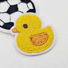 다림질 수선 패치 병아리 장식 와펜