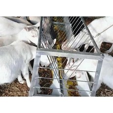 가축급이기 송아지먹이통 염소 건초급이기 축산용품, 1m, 1개, 1m 스틸통
