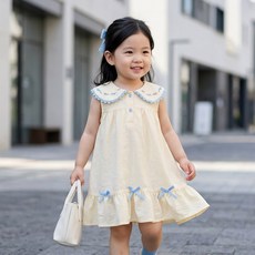 몽실이 블루리본 카라원피스