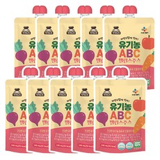 CJ 아이누리 유기농 ABC밸런스 ABC주스, 100ml, 10개