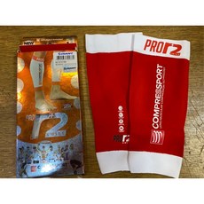 Compressport ProRacing R2 SWISS 強化壓縮小腿套 M 號 紅色, 詳見包裝, 詳見包裝, T1