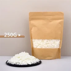순수 소이 왁스 파라핀 재료 아로마 테라피 DIY 양초 공예 프리 코어 100/500g/1kg, [01] Soy wax, 01 Soy wax 250g