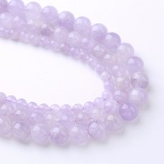 천연석 원석 비즈 재료 팔찌 묵주 만들기 천연원석, A5899. 장미 자수정, 1세트, 10mm