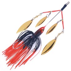 1Pcs Spinnerbait 지갑 미끼 Multirota 스피너 스푼 파이크 태클 모든 인공 금속 장식 조각, 08 3