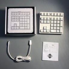 [cy] Y-FRUITFUL A36 유선 미니 기계식 숫자 키패드 디지털키보드 넘버키보드 방향키포함 멀티키보드 시즌신상, 화이트