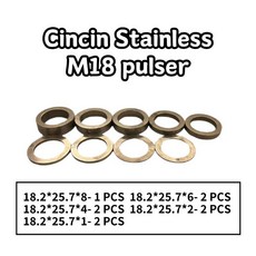 豆米三萬 TOMIZAWA 電機置中軸套 M18 白鐵 微電車改裝用 這是"M18", 1個