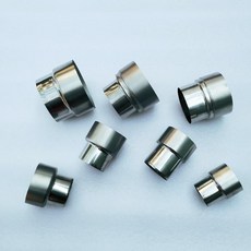 연통 배기관 레듀샤 배관 스테인리스 캠핑 헤드, 110에서 80로 변환 대형에서소형로, 기본 색상