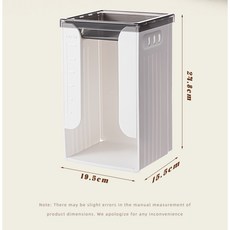 泡麵收納盒 袋裝推進器 廚房收納, 1個, 可摺疊泡麵收納盒