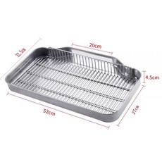 全新油炸機回油盤瀝油盤配件側盤內平網適用於23L油炸機交叉管落地型18L油炸機油炸機維修溫控, 電鍍單L網（不含回油盤）,一個