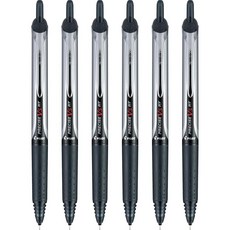 Pilot Precise V5 RT 리필 가능 & 접이식 롤러볼 펜 엑스트라 파인 포인트 펜 0.5mm 블랙 6개 팩 - 학교 저널 및 사무실 글쓰기에 이상적, Pilot Precise V5 RT 리필 가능 & 접이