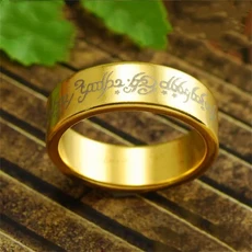 마그네틱 매직 링 골드 실버 플레이트 원형 아크 마술사 링 마술 트릭 마술 소품 마법사 PK 링 18mm 19mm 2, 18 19mm-Gold pattern