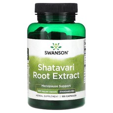 스완슨 샤타바리 사타바리 뿌리추출물 500mg 120캡슐 Shatavari Root, 1개, 120g, 120정